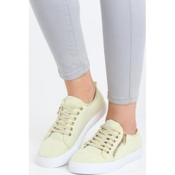 Limonkowe Trampki Loretta. Trampki marki Born2be. Za 39.99 zł.