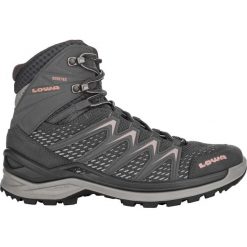 Buty trekkingowe damskie Lowa Innox Pro Mid Gtx. Czerwone buty trekkingowe Lowa, z materiału, za kostkę, bez zapięcia. Za 871.61 zł.