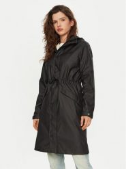 Hunter Kurtka przeciwdeszczowa Alise HARW0050242 Czarny Regular Fit. Czarne kurtki Hunter, m, bez wzorów, z syntetyku, bez kaptura. Za 199.99 zł.