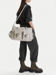 G-Star Raw Torebka EO-LDA8482J Szary. Szare torebki klasyczne G-Star Raw, bez wzorów, z materiału, retro, bez dodatków. Za 359.99 zł.