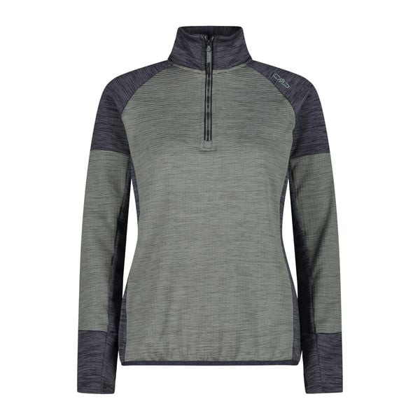 Bluza damska turystyczna CMP 34G2266. Zielone bluzy CMP, l, bez wzorów, z materiału, bez kaptura. Za 272.20 zł.