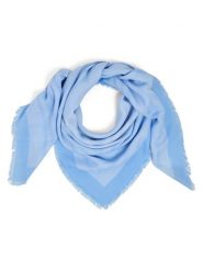 HUGO Szalik - Alycia Kobiety Modal niebieski|biały, ONE SIZE. Białe szaliki i kominy Hugo, bez wzorów, z bawełny, eleganckie. Za 259.95 zł.