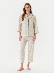 United Colors Of Benetton Piżama 4T3U3P00R Écru Relaxed Fit. Piżamy United Colors Of Benetton, s, bez wzorów, z wiskozy, bez kołnierzyka, bez ramiączek. Za 279.99 zł.