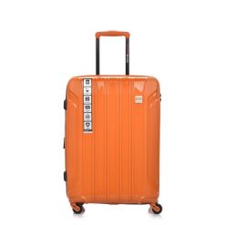 Walizka na kółkach SwissBags Tourist pomarańczowa - średnia 74-90 l. Brązowe walizki średnie. Za 499.00 zł.