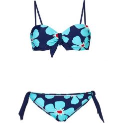 Bikini na fiszbinach bonprix turkusowo-granatowy. Bikini marki bonprix. Za 89.99 zł.