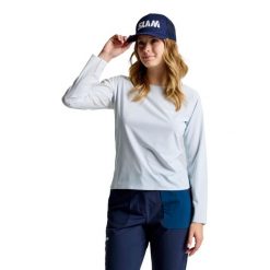T-Shirt Slam Od Ws Tech Ls Damskie. Szare t-shirty sportowe SLAM, s, bez wzorów, z lycry, bez ramiączek, żeglarskie. Za 445.99 zł.