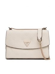 Guess Torebka Cresidia II HWPD98 88210 Écru. Kopertówki Guess, z aplikacjami, ze skóry, wizytowe, bez dodatków. Za 419.99 zł.