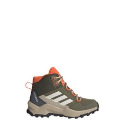 Buty Terrex Ax4r Mid Hiking. Białe buty trekkingowe adidas, z materiału, bez zapięcia. Za 278.50 zł.