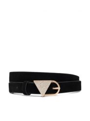 Guess Pasek W6YZ09 L0111 Czarny. Czarne paski Guess, z aplikacjami, ze skóry. Za 234.99 zł.