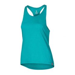 Koszulka do wspinaczki Ocun FIONNA TOP LD. Niebieskie topy Ocun, l, bez wzorów, sportowe, bez kołnierzyka, bez ramiączek. Za 95.99 zł.