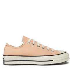 Trampki Converse. Brązowe trampki Converse, bez wzorów, bez zapięcia. Za 219.99 zł.