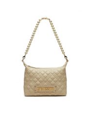 LOVE MOSCHINO Torebka JC4304PP0LLA0110 Beżowy. Brązowe listonoszki Love Moschino, bez wzorów, ze skóry, bez dodatków. Za 399.99 zł.