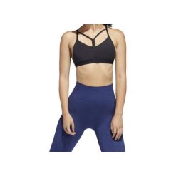 Biustonosz sportowy damski Adidas Dynamic. Czarne biustonosze sportowe adidas, bez wzorów, do biegania. Za 137.00 zł.