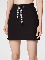 DKNY Sport Spódnica trapezowa DP3S5017 Czarny Regular Fit. Czarne spódnice DKNY Sport, l, bez wzorów, z bawełny, sportowe, mini, sportowe. Za 149.99 zł.