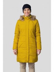 Hannah Płaszcz zimowy "Gema" w kolorze żółtym rozmiar: 44. Żółte płaszcze Hannah, na zimę, bez wzorów, z puchu, bez kaptura. Za 513.99 zł.