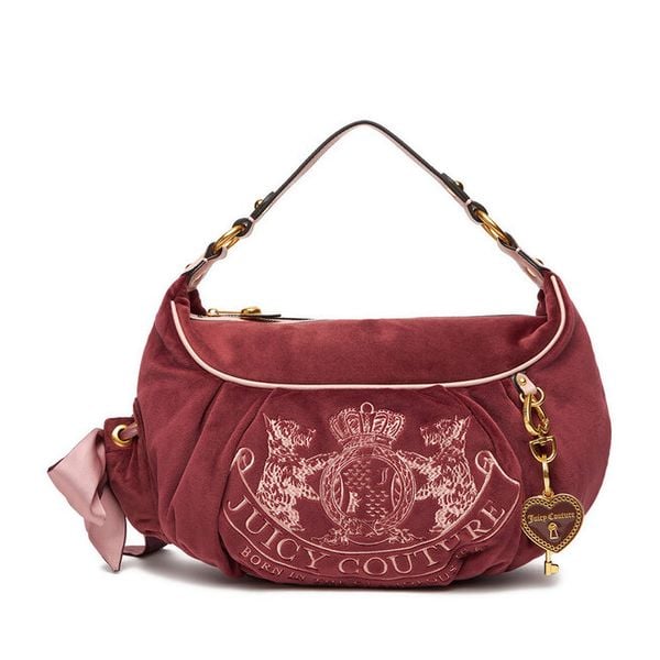 Torebka Juicy Couture. Czerwone torebki klasyczne Juicy Couture, bez wzorów, klasyczne, bez dodatków. Za 419.99 zł.