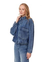 Scotch & Soda Kurtka dżinsowa w kolorze niebieskim rozmiar: M. Niebieskie kurtki Scotch & Soda, m, bez wzorów, bez kaptura. Za 284.82 zł.