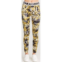 LEGGINSY Versace Jeans Couture. Białe legginsy Versace Jeans Couture, bez wzorów, z jeansu. Za 679.00 zł.