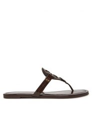 Tory Burch Japonki 11743 Brązowy. Brązowe japonki Tory Burch, bez wzorów, ze skóry. Za 889.99 zł.
