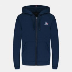 Damska bluza z kapturem zapinana na zamek Le Coq Sportif Essentiel N°1. Niebieskie bluzy z kapturem Le Coq Sportif, l, bez wzorów, z dresówki, z kapturem, na fitness i siłownię. Za 411.00 zł.