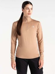 Dare 2b Koszulka funkcyjna "Lowline II" w kolorze beżowym rozmiar: 44. Brązowe t-shirty sportowe Dare 2b, bez wzorów, z materiału, bez ramiączek, outdoorowe. Za 74.81 zł.