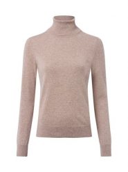Franco Callegari Sweter z kaszmiru Kobiety Kaszmir beżowy, S. Brązowe swetry Franco Callegari, s, bez wzorów, z kaszmiru, bez ramiączek. Za 499.95 zł.