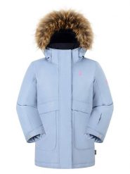 Kamik Parka "Hedda" w kolorze niebiesko-fioletowym rozmiar: 128. Niebieskie płaszcze Kamik, m, bez wzorów, bez kaptura. Za 264.95 zł.