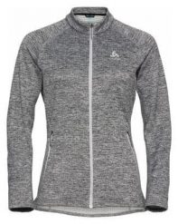 Bluza rozpinana bez kaptura damska ODLO Tencia Mid Layer Full Zip. Szare bluzy z kapturem ODLO, na zimę, s, bez wzorów, z materiału, bez kaptura, trekkingowe. Za 340.25 zł.