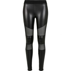 Damskie legginsy skórzane Urban Classics. Czarne legginsy Urban Classics, bez wzorów, ze skóry. Za 162.00 zł.