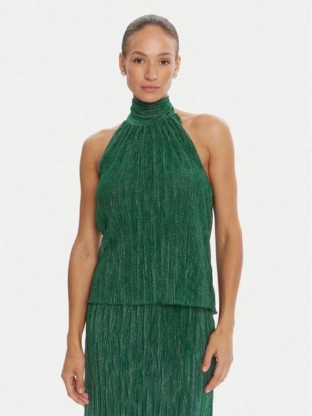 Bruuns Bazaar Bluzka Brella Duro BBW4531 Zielony Slim Fit. Zielone bluzki Bruuns Bazaar, bez wzorów, z syntetyku, bez kołnierzyka, bez ramiączek. Za 289.99 zł.