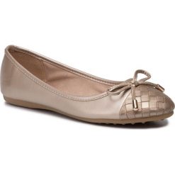 Baleriny JENNY FAIRY WS9845-1. Białe baleriny Jenny Fairy, bez wzorów, ze skóry ekologicznej, bez obcasa, bez zapięcia. W wyprzedaży za 19.99 zł.