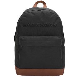 Plecak sportowo-turystyczny dla dorosłych Denver Backpack pojemność 20 L. Czarne plecaki Skechers, bez wzorów, bez dodatków. Za 81.99 zł.