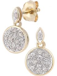 Revoni Złote kolczyki-wkrętki z diamentami rozmiar: onesize. Żółte kolczyki Revoni, z diamentem, złote. Za 1,304.99 zł.