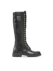 Zadig&Voltaire Kozaki Joe Boot Smooth Cowskin SWCT00101 Czarny. Czarne kozaki Zadig&Voltaire, bez wzorów, ze skóry, bez obcasa, na płaskiej podeszwie, bez zapięcia. Za 2,829.00 zł.