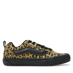 Tenisówki Vans. Brązowe trampki Vans, bez wzorów, bez zapięcia. Za 279.99 zł.