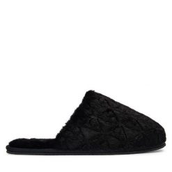 Kapcie Calvin Klein. Czarne kapcie Calvin Klein, bez wzorów. Za 249.99 zł.