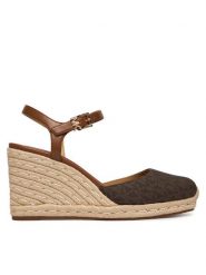 MICHAEL Michael Kors Espadryle Kenzie 40R6KZMS2B Brązowy. Brązowe espadryle MICHAEL Michael Kors, bez wzorów, ze skóry, bez obcasa. Za 619.99 zł.