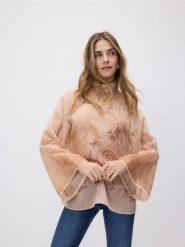 Bluzka z lyocellem - wielobarwny. Bluzki Reserved, l, bez wzorów, z lyocellu, bez kołnierzyka, bez ramiączek. Za 159.99 zł.
