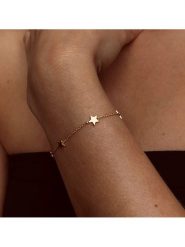 OR Carats Złota bransoletka z elementami ozdobnymi rozmiar: onesize. Żółte bransoletki OR Carats, złote. Za 726.48 zł.