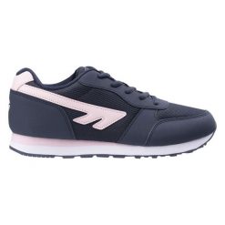 Buty Hi-Tec Ernes W 92800602763 niebieskie. Niebieskie buty treningowe bez wzorów, z gumy, bez zapięcia. Za 193.88 zł.