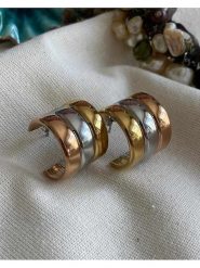 Luseera Kolczyki-półkreole rozmiar: onesize. Czerwone kolczyki Luseera, ze stali. Za 34.99 zł.