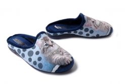 SANITAL FLEX Z27584 blue, kapcie damskie. Niebieskie kapcie Sanital-Flex, bez wzorów. Za 97.43 zł.