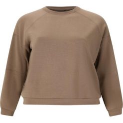 Damska bluza z okrągłym dekoltem Q Sportswear Alaia. Brązowe bluzy ENDURANCE Q, bez wzorów, bez ramiączek, bez kaptura. Za 354.50 zł.