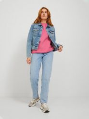 JJXX Bluza w kolorze różowym rozmiar: XL. Różowe bluzy JJXX, xl, bez wzorów, bez kaptura. Za 69.99 zł.