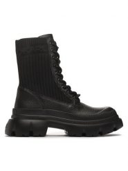 KARL LAGERFELD Trapery KL43573 Czarny. Czarne traperki KARL LAGERFELD, bez wzorów, z materiału, bez obcasa, bez zapięcia. Za 1,809.00 zł.