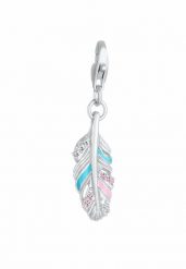 Nenalina Damskie piórko kolorowe Boho Look z emalią i kryształami srebro 925 Sterling Silver Naszyjniki 1 ct. Szare naszyjniki Nenalina, z materiału, srebrne. Za 188.99 zł.
