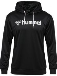 Bluza z kapturem Hummel Logo. Czerwone bluzy z kapturem Hummel, m, bez wzorów, z materiału, z kapturem, na fitness i siłownię. Za 215.50 zł.