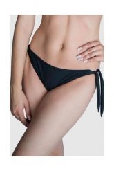 MOSCHINO SWIM Dół od bikini złotym logo, Rozmiar XS. Czarne bikini MOSCHINO, bez wzorów, biznesowe. W wyprzedaży za 249.99 zł.