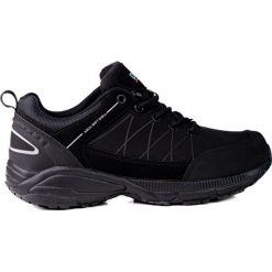 Buty trekkingowe damskie DK czarne. Czarne buty trekkingowe z materiału, bez zapięcia. Za 197.04 zł.