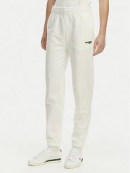 Lacoste Spodnie dresowe XF7604 Biały Regular Fit. Białe spodnie sportowe Lacoste, bez wzorów, z bawełny. Za 569.99 zł.